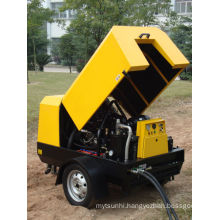 JUAL 10Bar 11m3/min SCREW Diesel Portable Air Compressor UNTUK ASPAL JALAN RAYA!